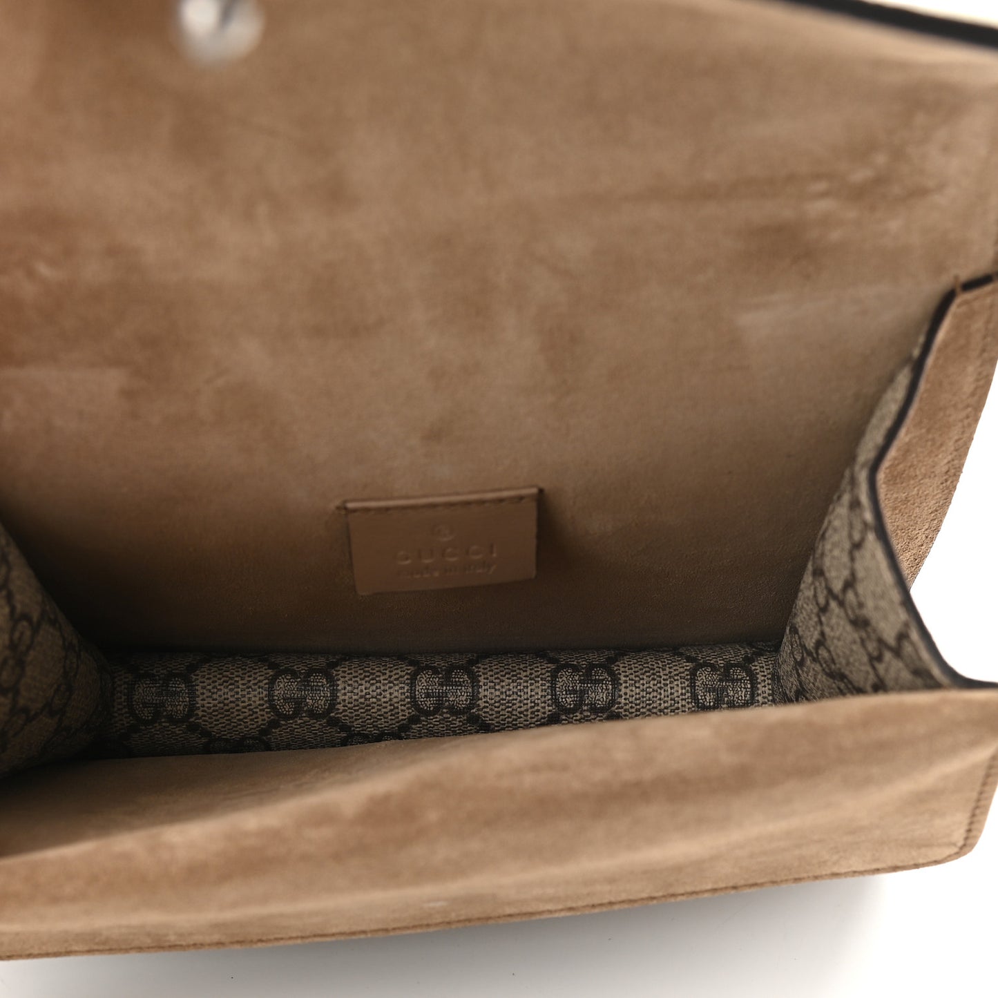 GG Supreme Monogram Mini Dionysus Shoulder Bag Taupe