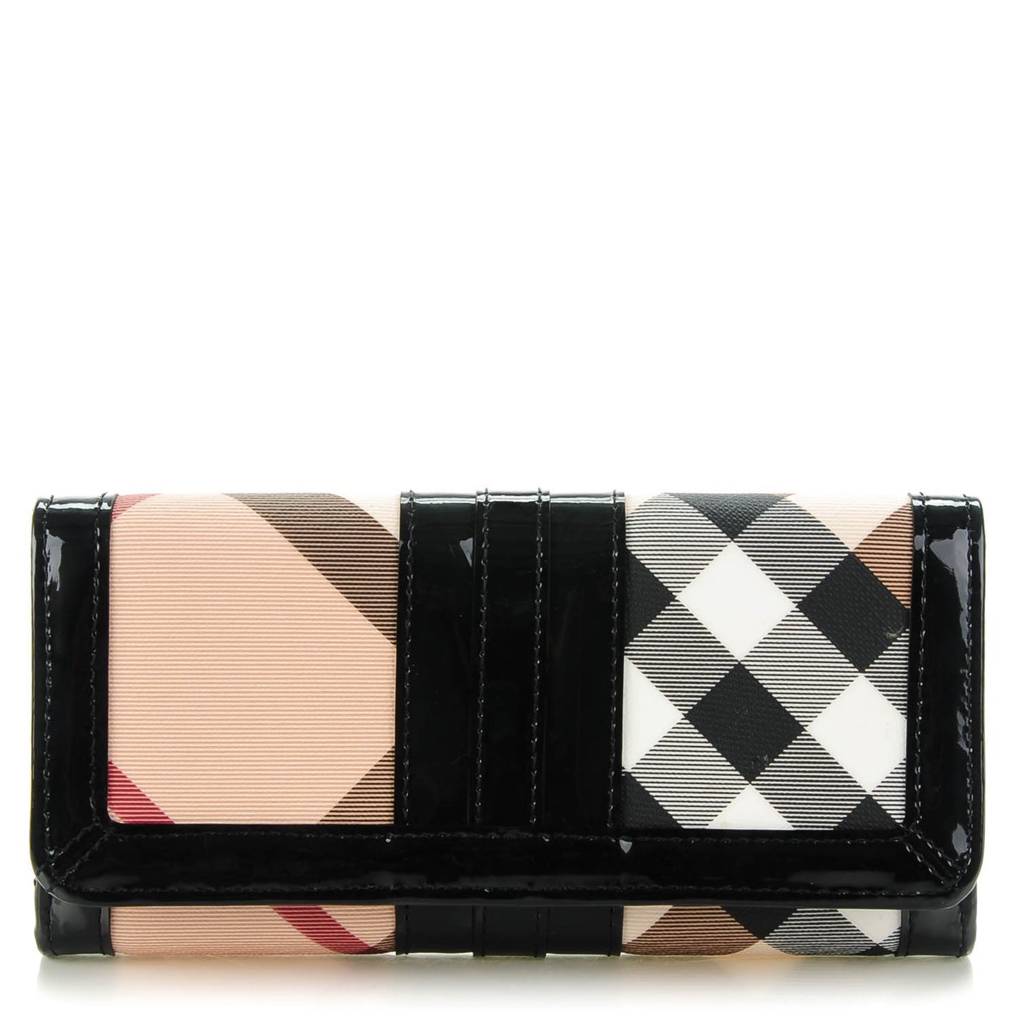 Supernova Check Penrose Continental Wallet Black