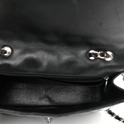 Chanel Patent Quilted Jumbo Single Flap Black 5 of 12