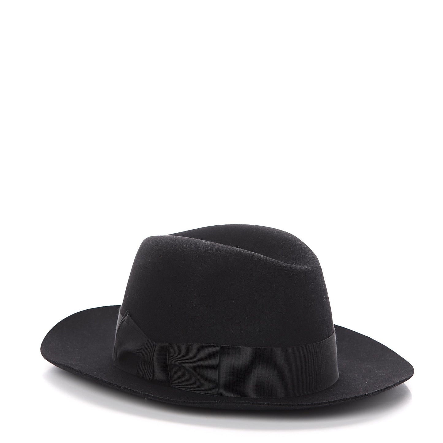 Rabbit Felt Hare Felt Paris Hat 58 Black