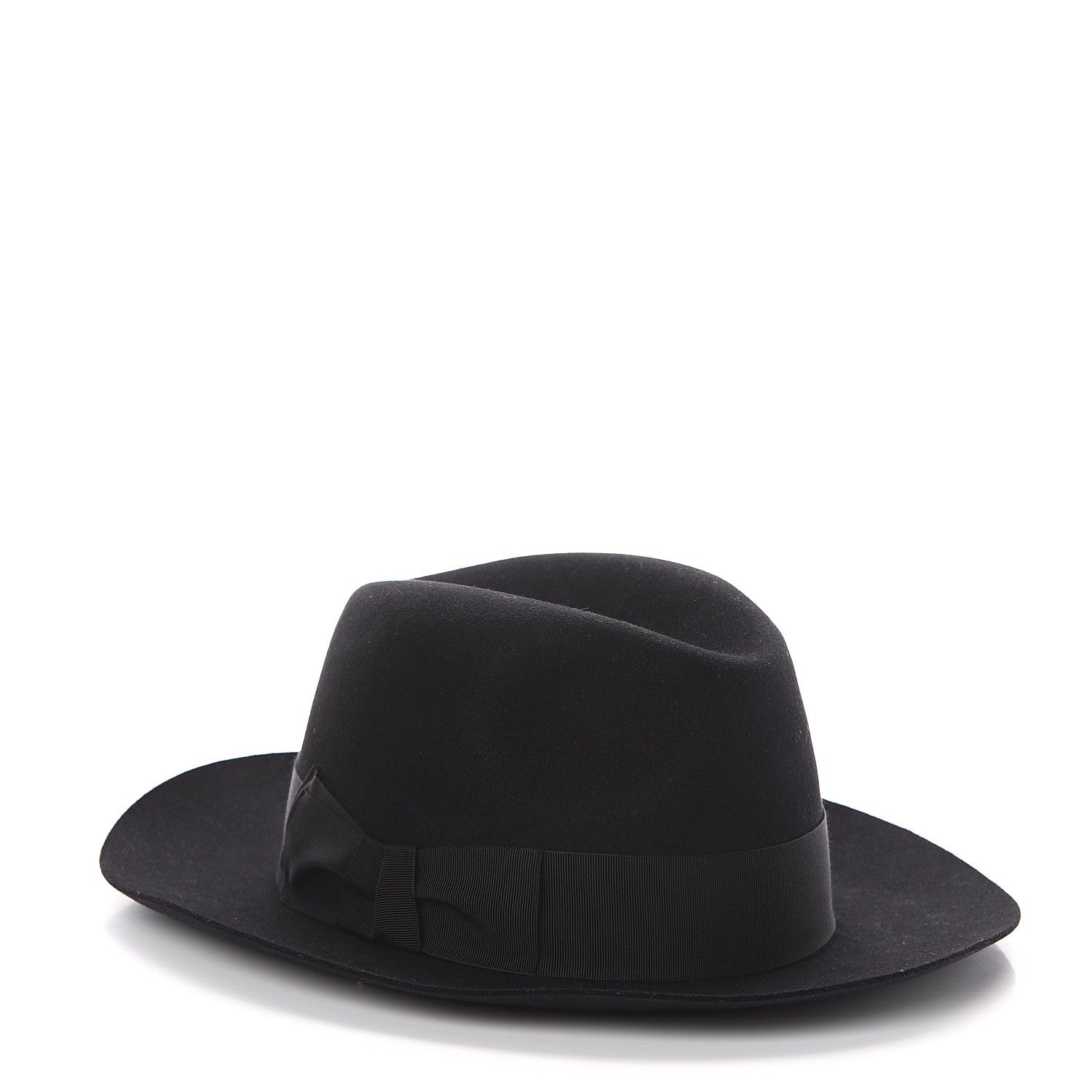 Hermes Rabbit Felt Hare Felt Paris Hat 58 Black 2 of 7