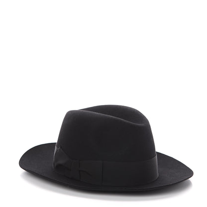 Hermes Rabbit Felt Hare Felt Paris Hat 58 Black 2 of 7