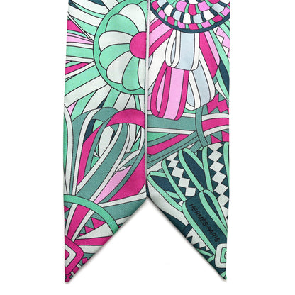 Hermes Silk Les Flots du Cheval Twilly 2 of 5