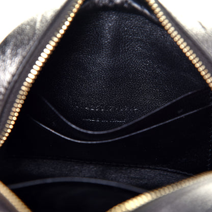 Saint Laurent Metallic Calfskin Monogram Blogger Bag Lapis 7 of 9