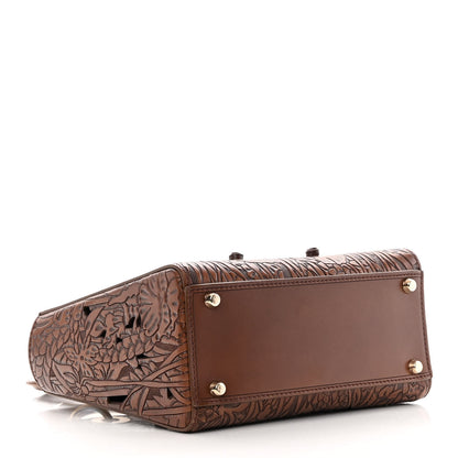 Christian Dior Calfskin Laser Cut Medium Lady Dior Brown 4 of 15
