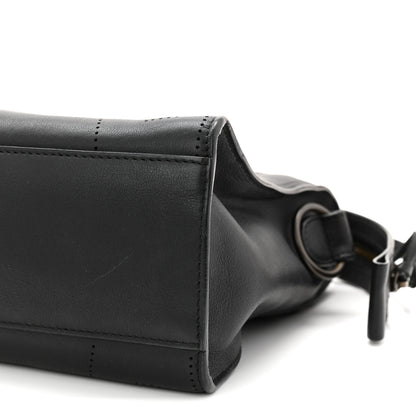 Balenciaga Veau Soyeux Perforated Blackout Hardware S City Black 10 of 10