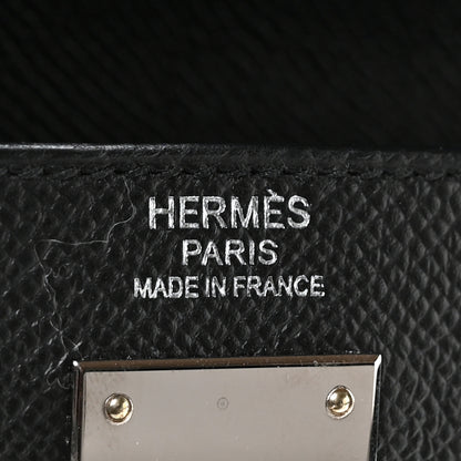 Hermes Epsom Kelly Sellier 32 Black 6 of 11