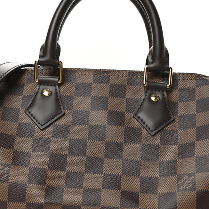 Louis Vuitton Damier Ebene Speedy Bandouliere 25 7 of 10