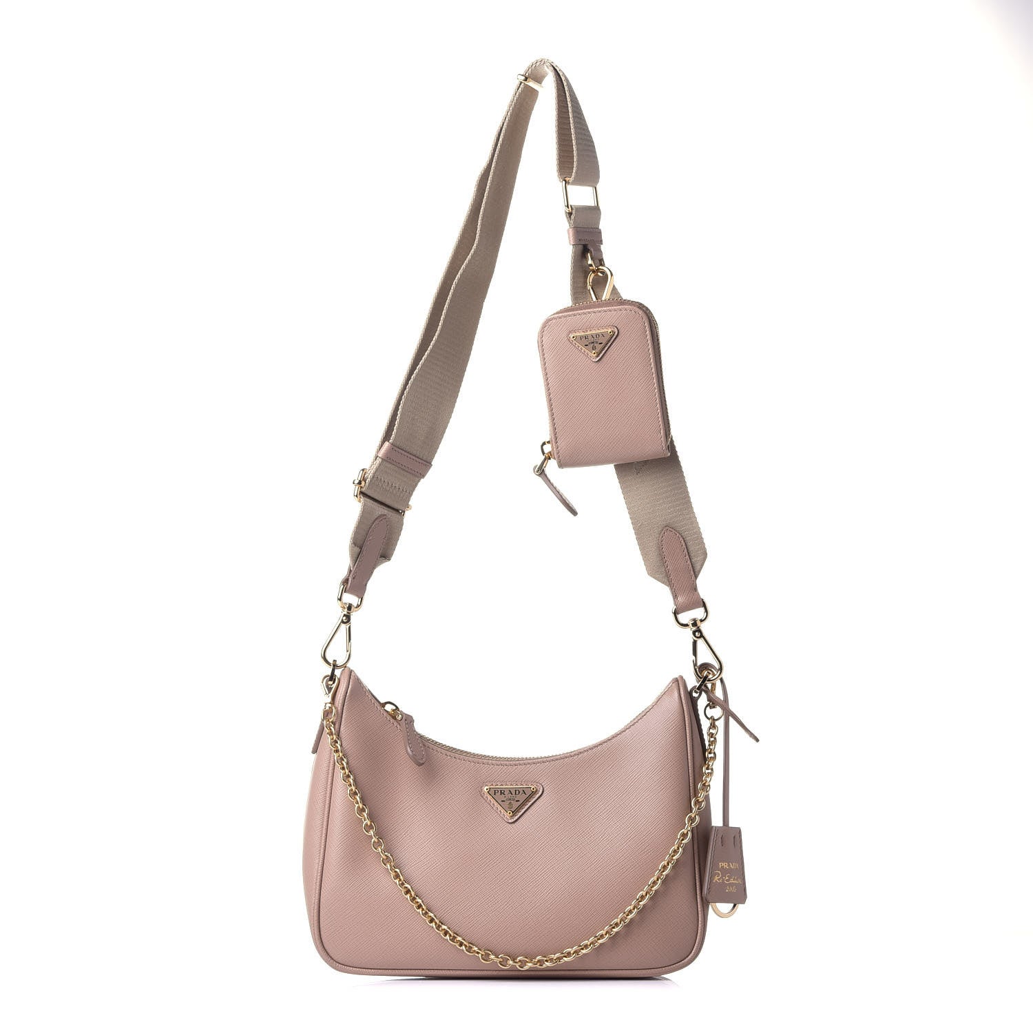 Prada Saffiano Lux Re-Edition 2005 Shoulder Bag Cammeo 1 of 9