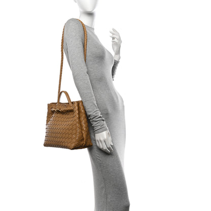 Bottega Veneta Nappa Intrecciato Medium Andiamo Shoulder Bag Dark Praline 2 of 9