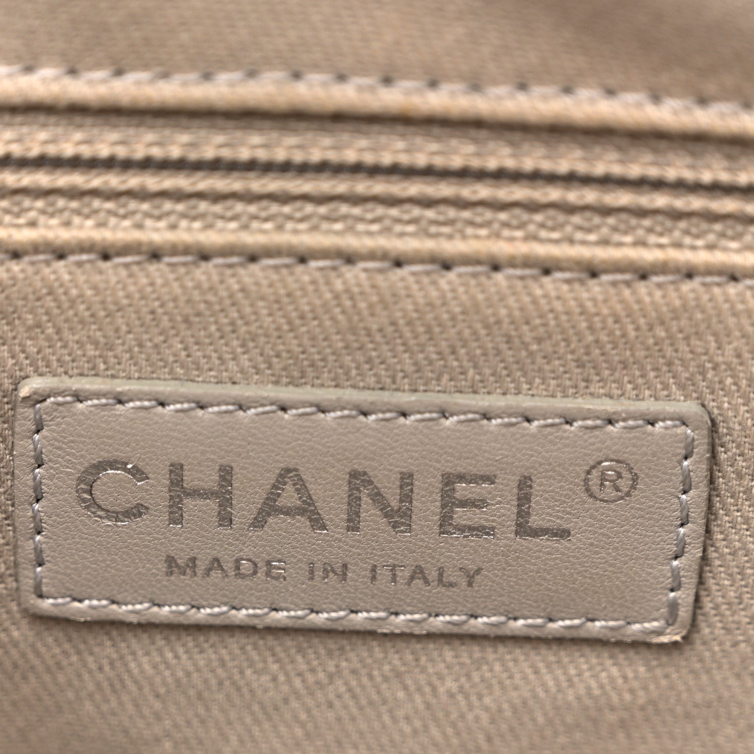 Chanel Caviar Quilted Medium Easy Flap Beige 6 of 10