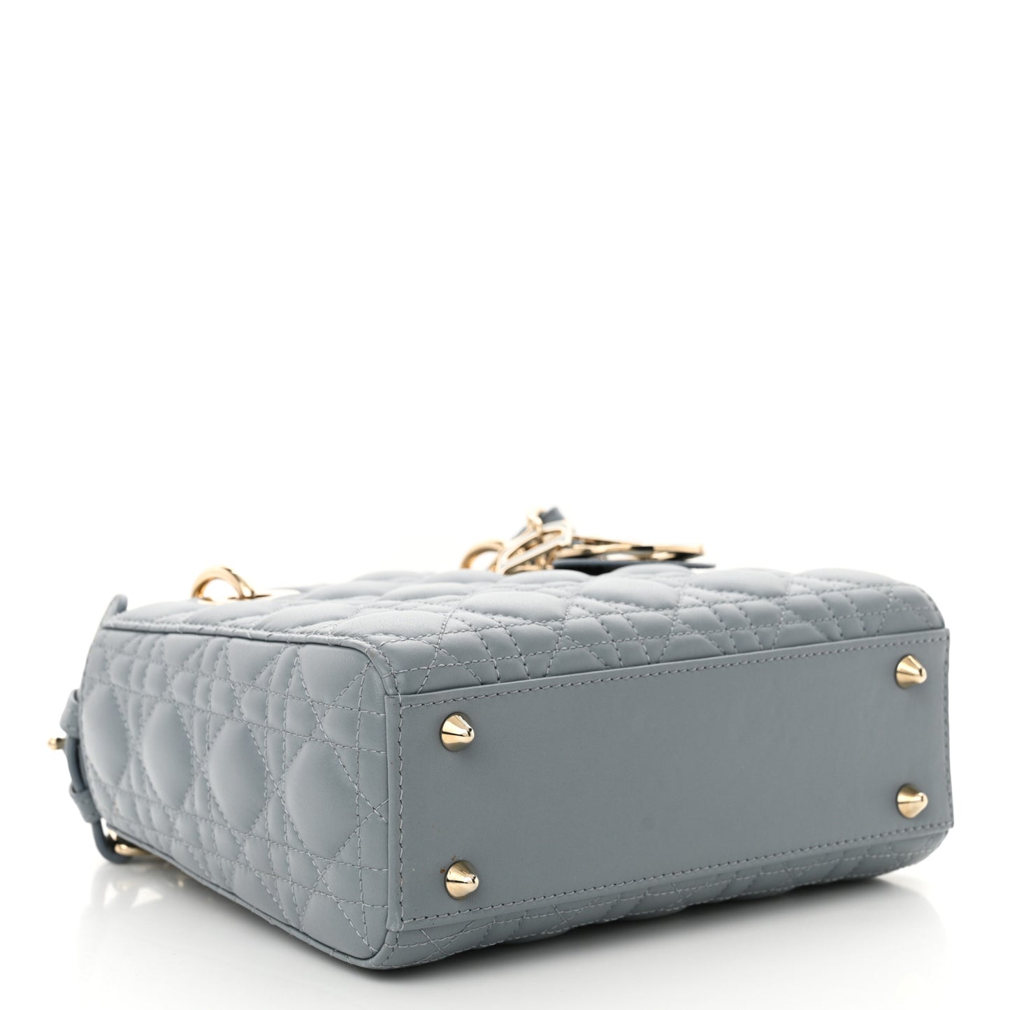 Lambskin Cannage Small My ABCDior Lady Dior Cloud Blue
