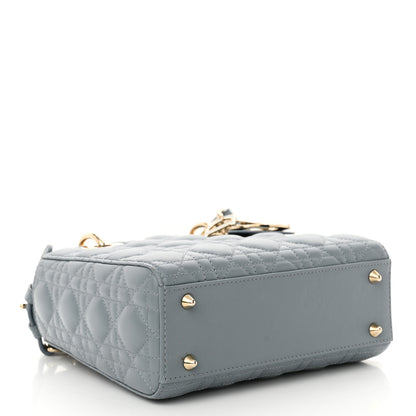 Christian Dior Lambskin Cannage Small My ABCDior Lady Dior Cloud Blue 4 of 11