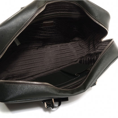 Prada Saffiano Travel Bag Militare 5 of 10