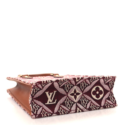 Louis Vuitton Jacquard Since 1854 Petit Sac Plat Bordeaux 4 of 10