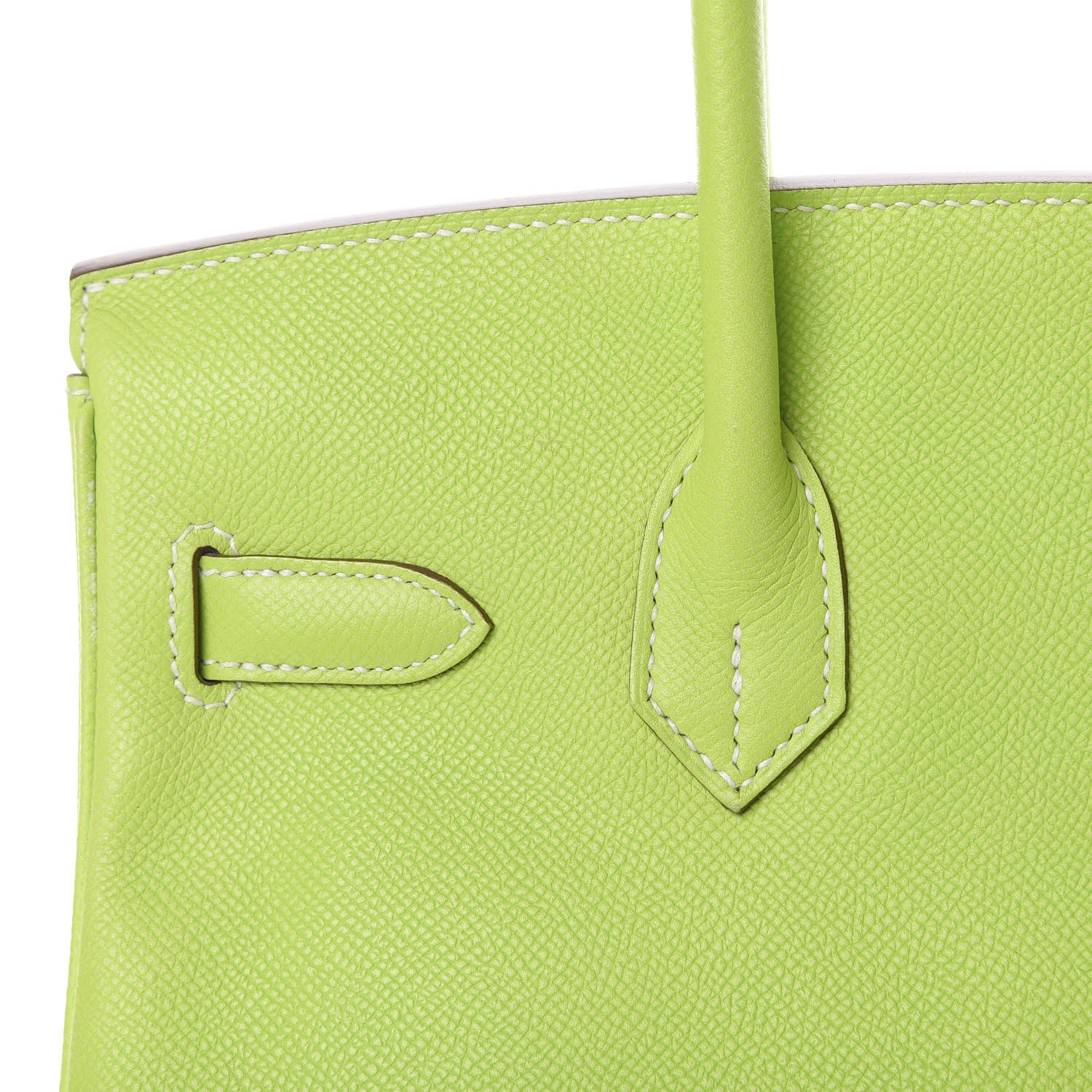 Hermes Epsom Candy Birkin 30 Kiwi Lichen 9 of 38