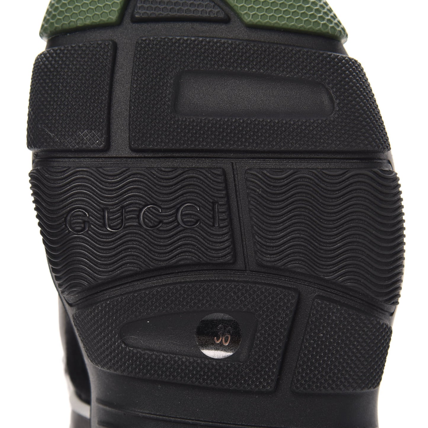 Mesh Fabric Tinsel Sport Sandals 36 Black Silver Green