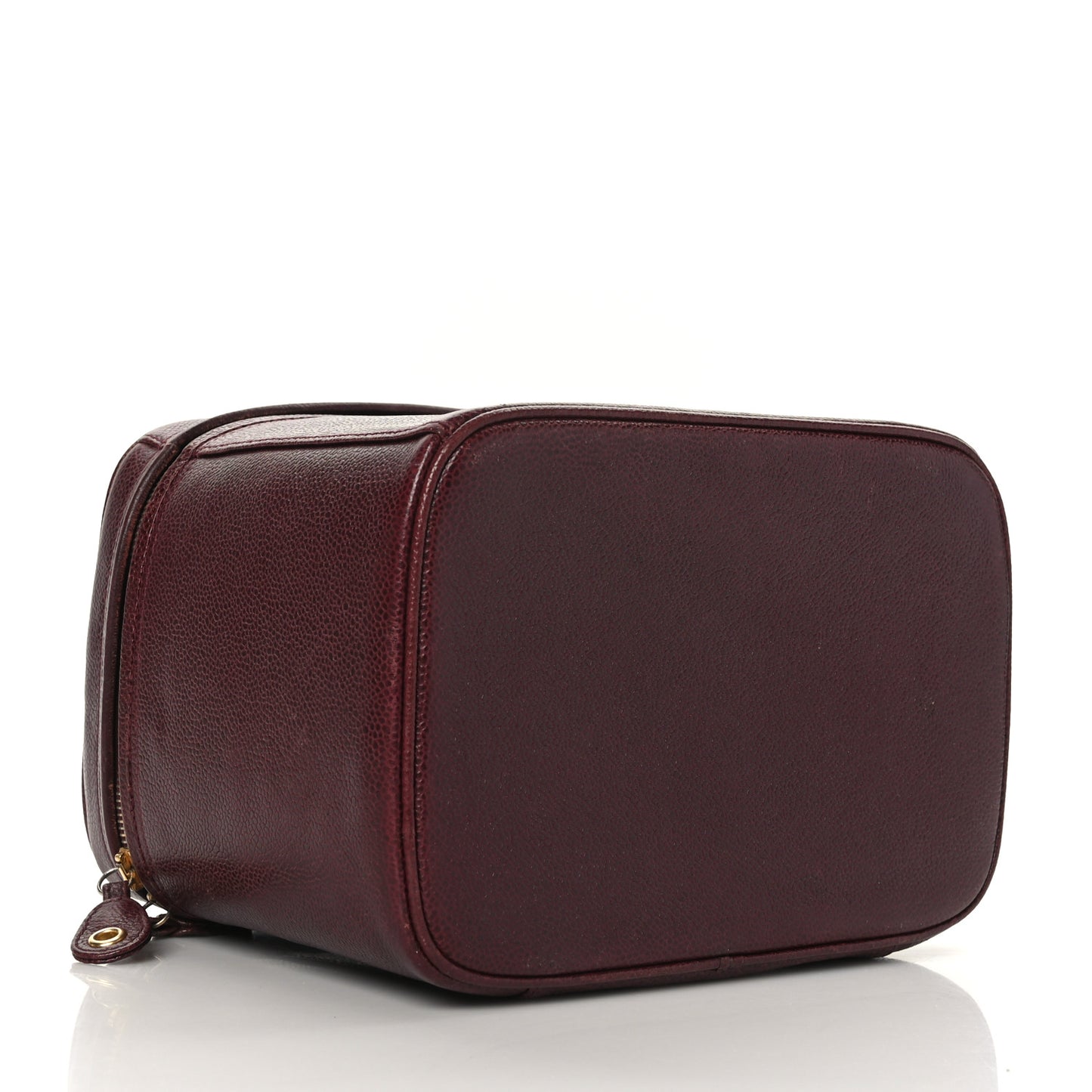 Caviar Vanity Cosmetic Case Burgundy