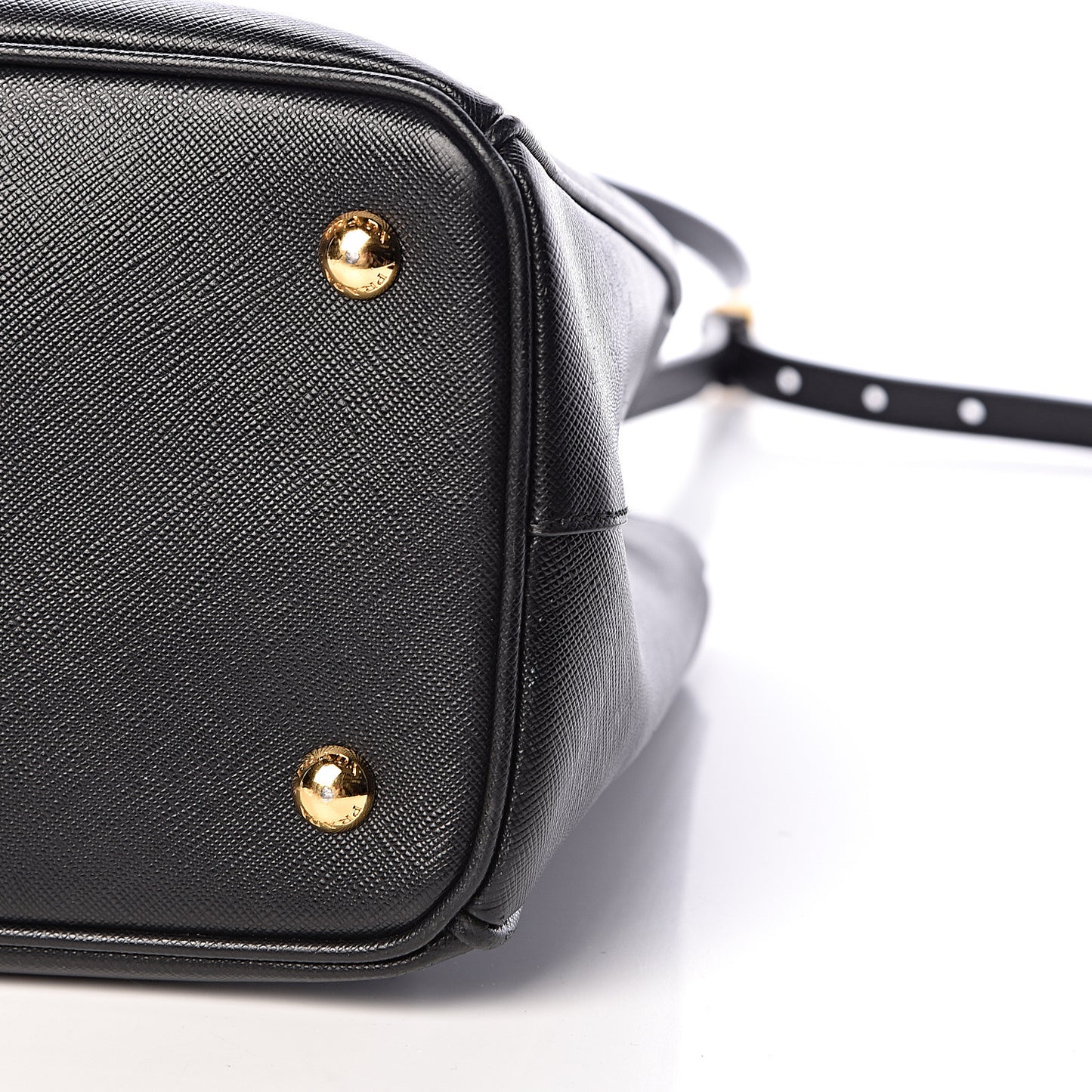 Saffiano Lux Medium Tote Black