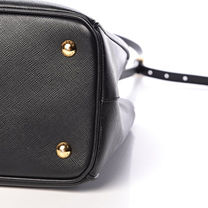 Prada Saffiano Lux Medium Tote Black 10 of 11