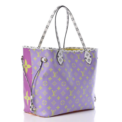 Louis Vuitton Monogram Giant Neverfull MM Pink Lilac 4 of 11