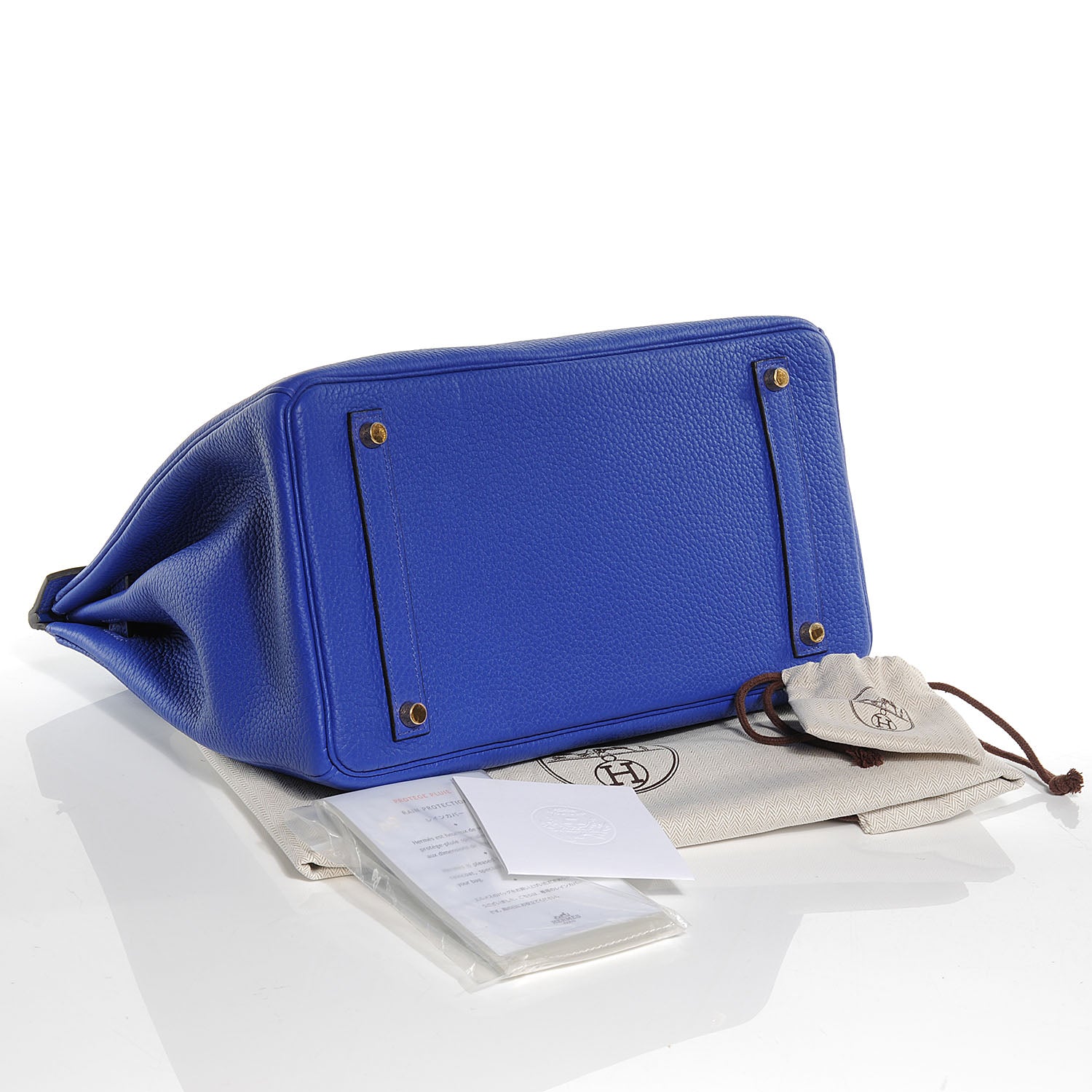 Hermes Togo Birkin 35 Bleu Electrique 4 of 9