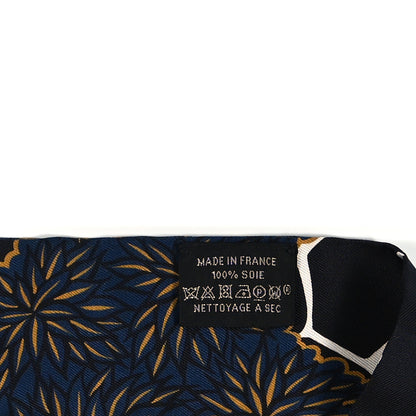 Hermes Silk Three Graces Twilly Black Gold Taupe 3 of 4