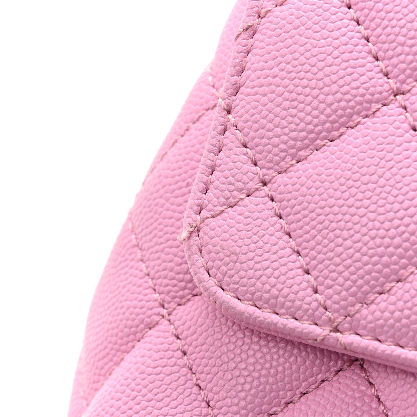 Caviar Quilted Small Coco Chain Handle Flap Lilac