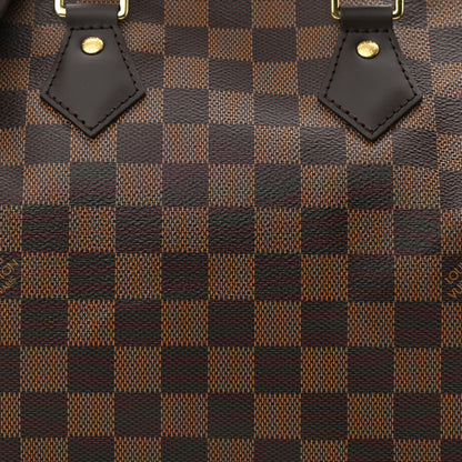 Louis Vuitton Damier Ebene Speedy Bandouliere 25 8 of 10