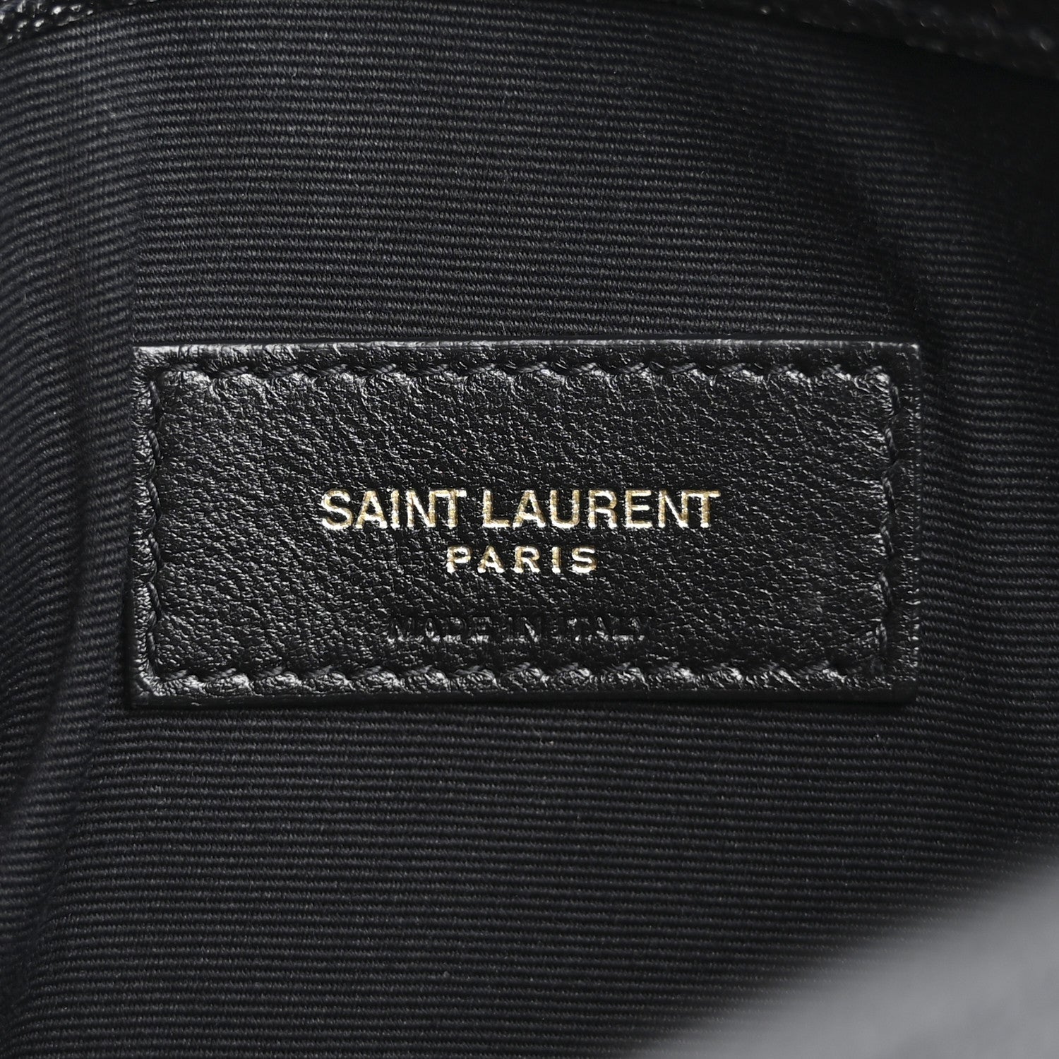 Saint Laurent Grain De Poudre Uptown Pouch Black 6 of 10