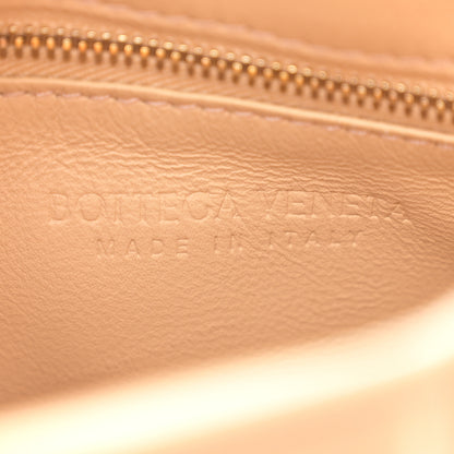 Bottega Veneta Lambskin Maxi Intreccio Padded Chain Cassette Crossbody Bag Almond 6 of 15