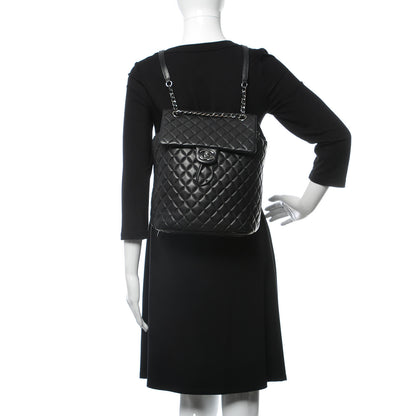Chanel Lambskin Quilted Large Urban Spirit Backpack Black 2 of 10