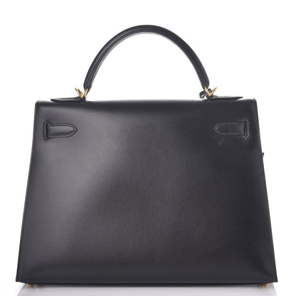Hermes Box Kelly Sellier 32 Black 5 of 29