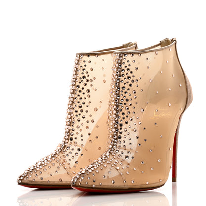 Christian Louboutin Rete Mini Glitter Constella 100 Booties Version Courtisane 41 3 of 10