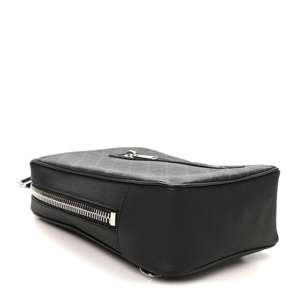 Gucci GG Supreme Monogram Web Belt Bag Black Grey 4 of 10
