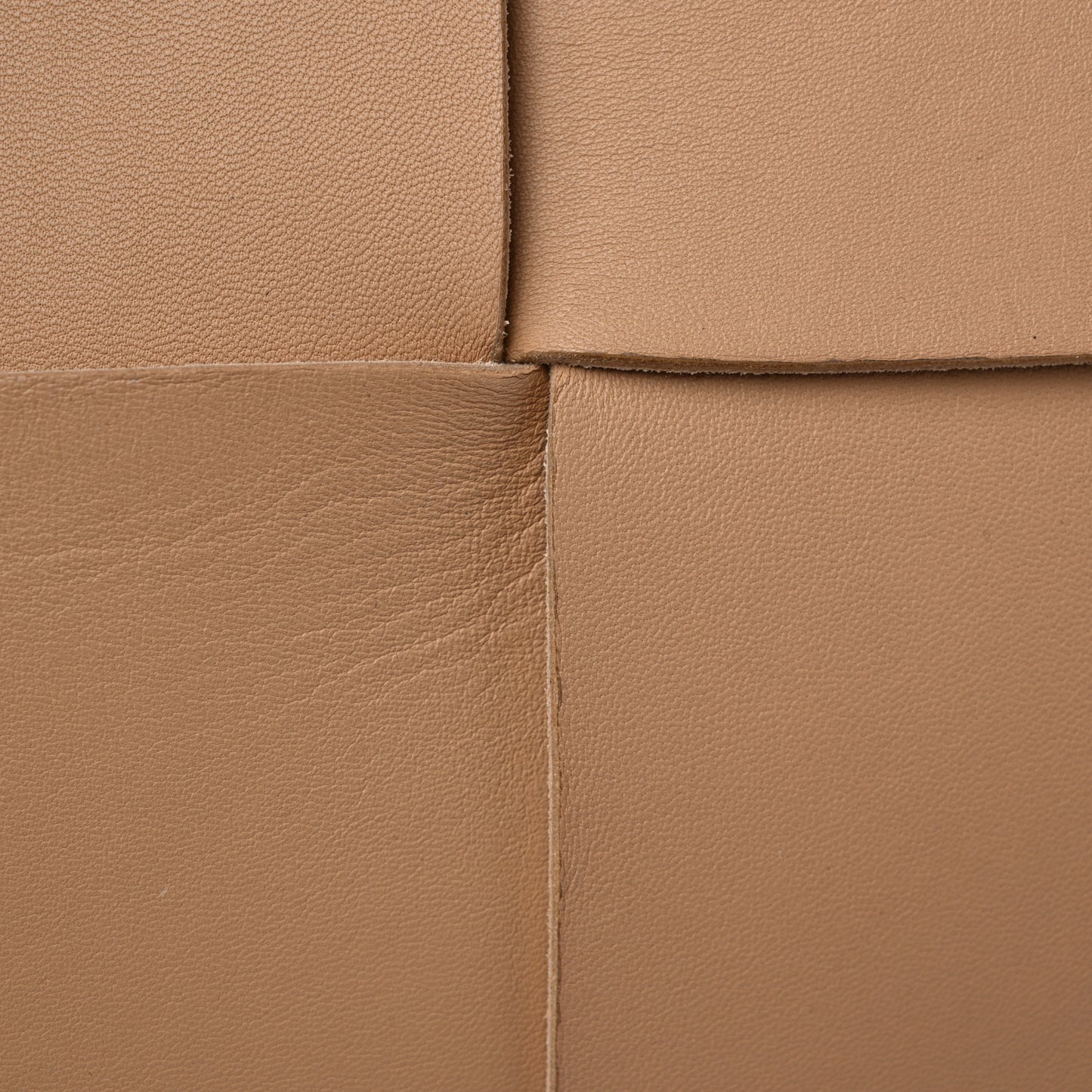 Nappa Maxi Intrecciato Medium Arco Tote Almond