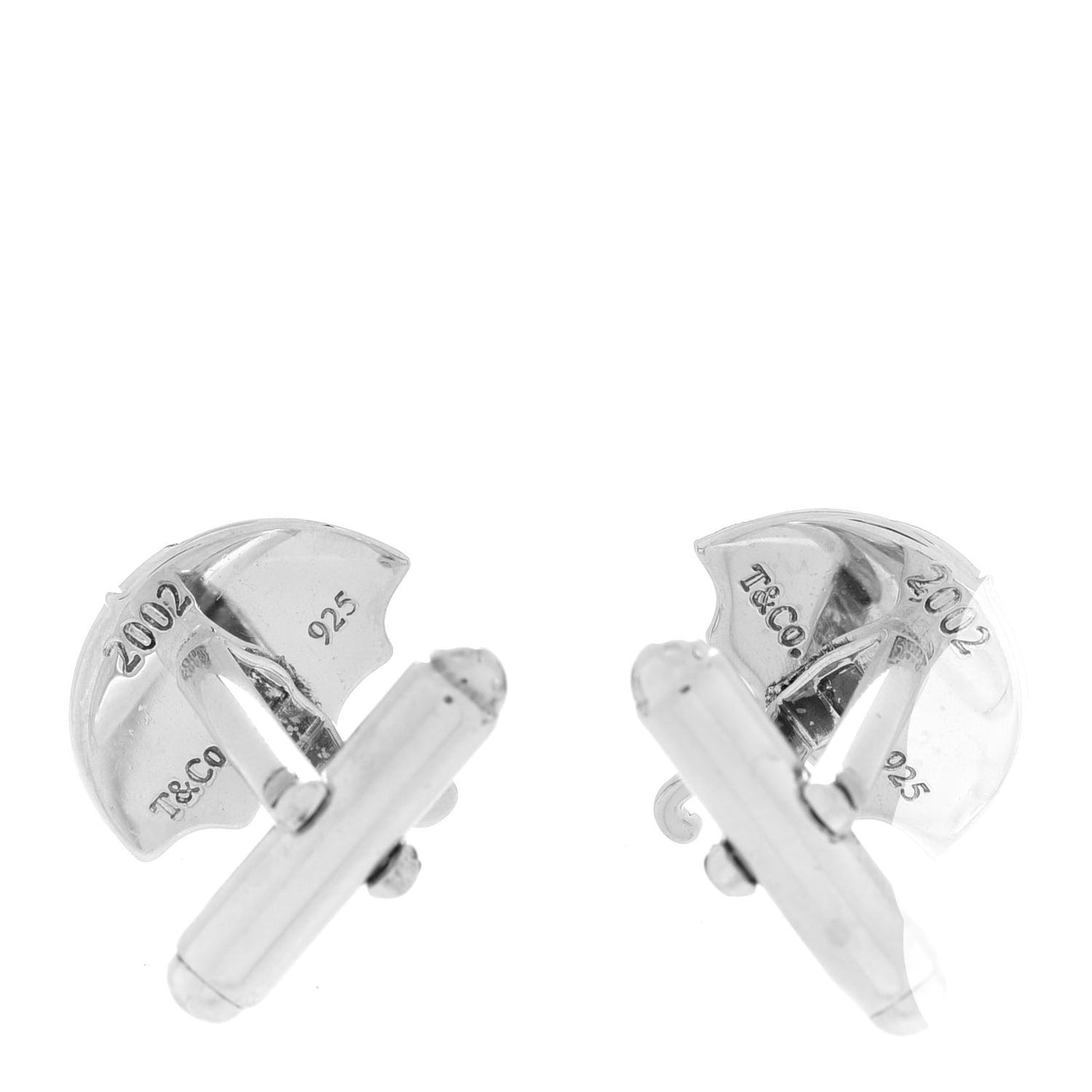 Sterling Silver Umbrella Cufflinks