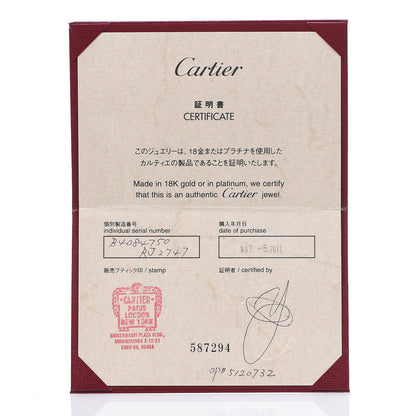 Cartier 18K White Gold 5.5mm LOVE Ring 50 5.25 4 of 4