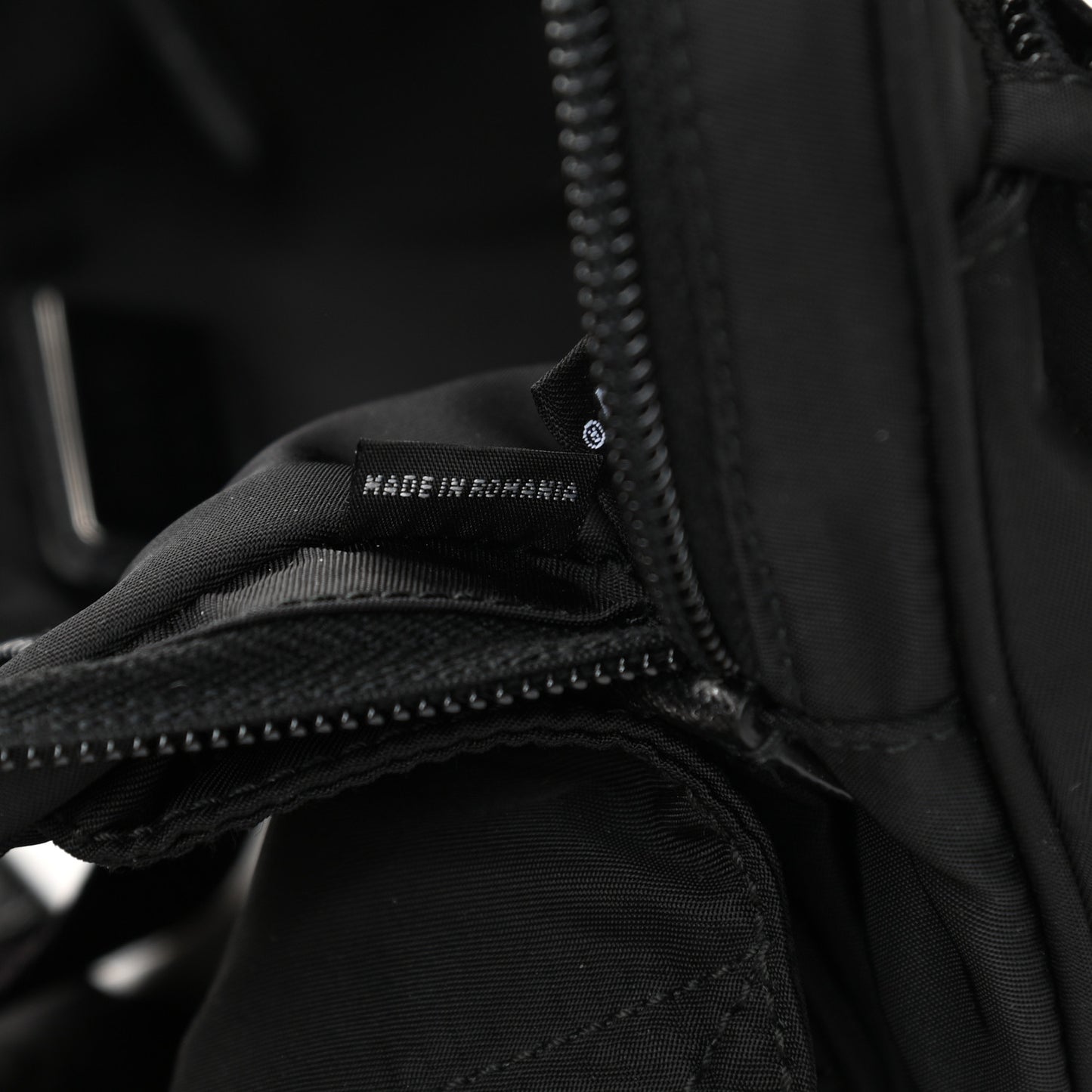 Re-Nylon Saffiano Belt Bag Black