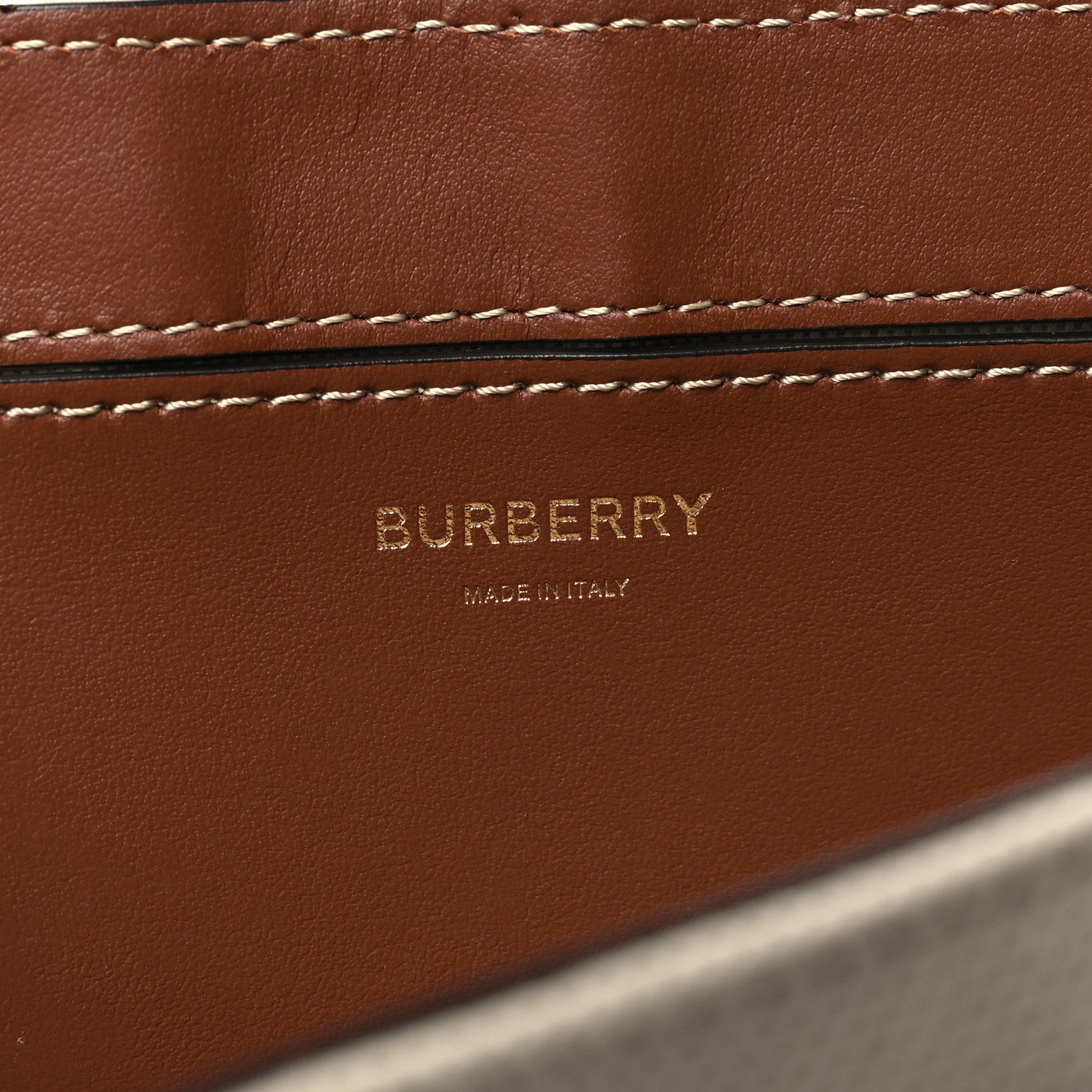 Burberry Canvas Horseferry Print Note Crossbody Bag Natural Tan 6 of 10