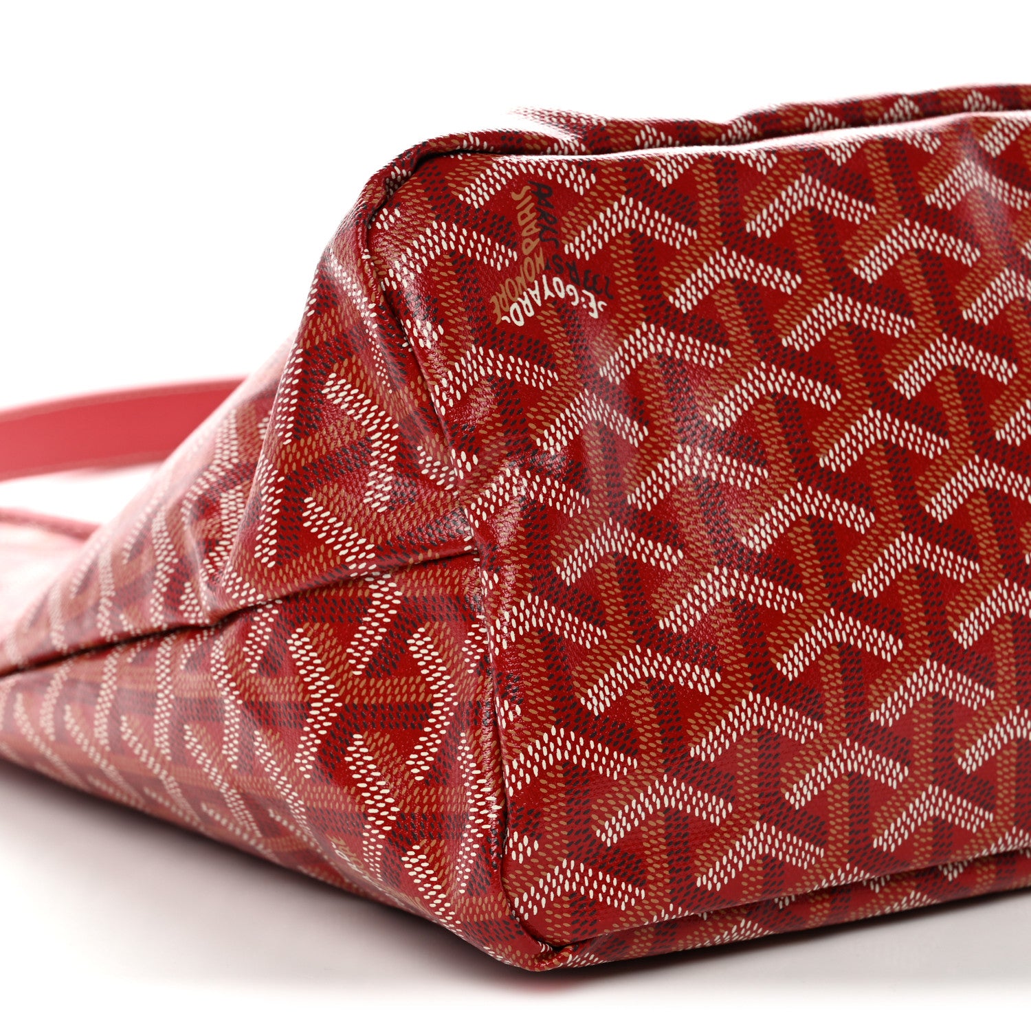 Goyard Goyardine Boheme Hobo Red 10 of 11