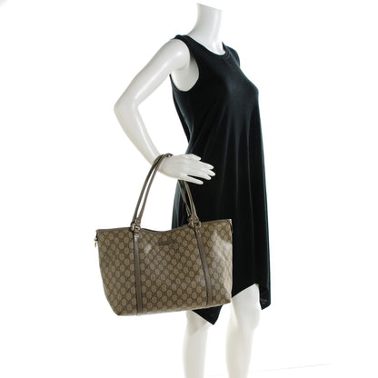 Gucci GG Plus Monogram Medium Joy Tote Grey 2 of 13