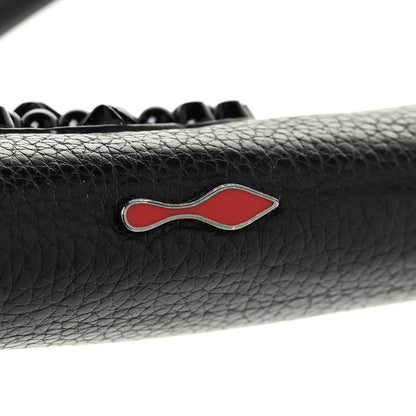 Christian Louboutin Calfskin Embellished Baguette Black 21 of 21