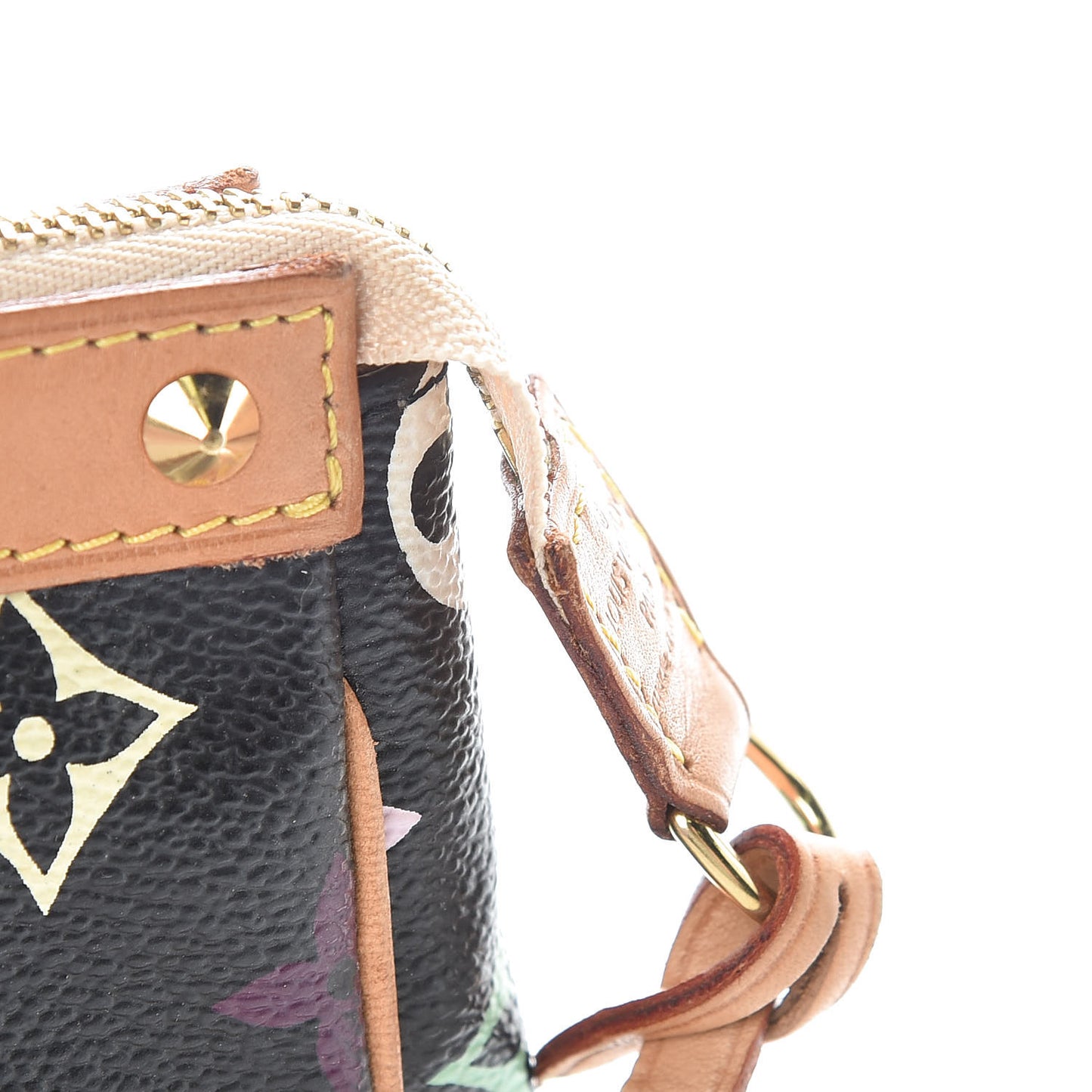 Monogram Multicolor Pochette Accessories Black