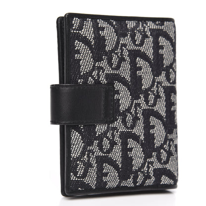Christian Dior Monogram Compact Wallet Black 3 of 7