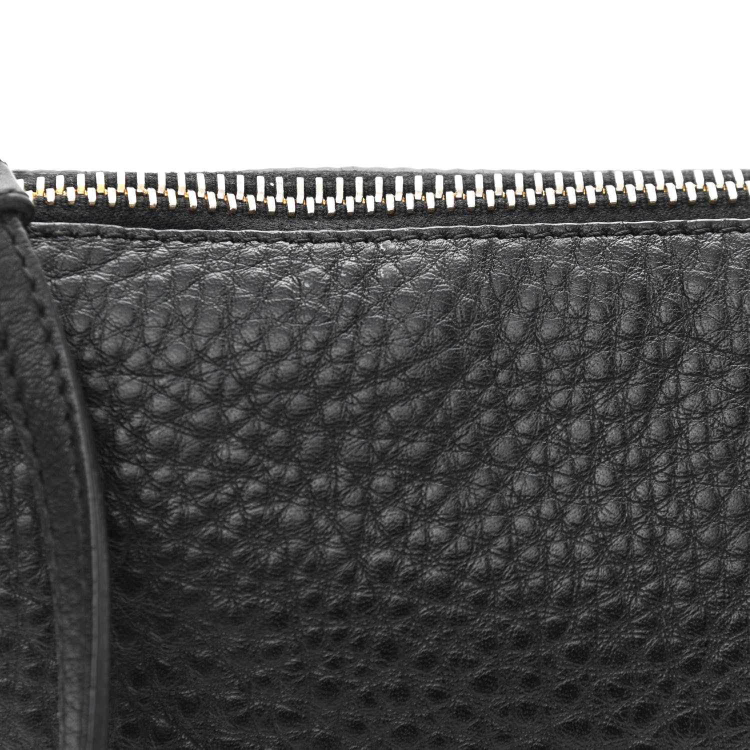 Prada Vitello Daino Pochette Bag Black 11 of 12