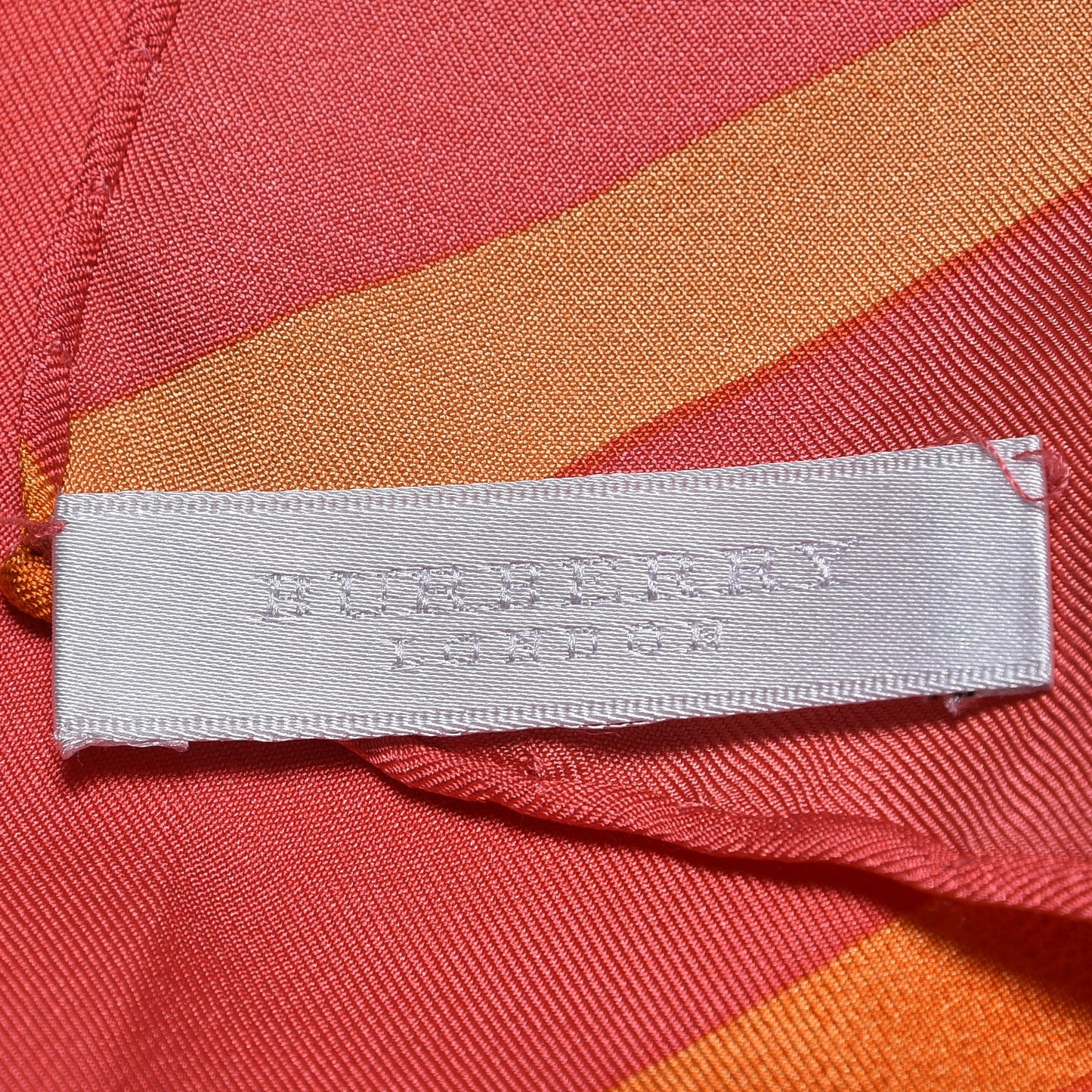 Mega Check Silk Scarf Pink