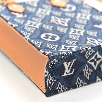 Louis Vuitton Jacquard Since 1854 Petit Sac Plat Blue 7 of 10