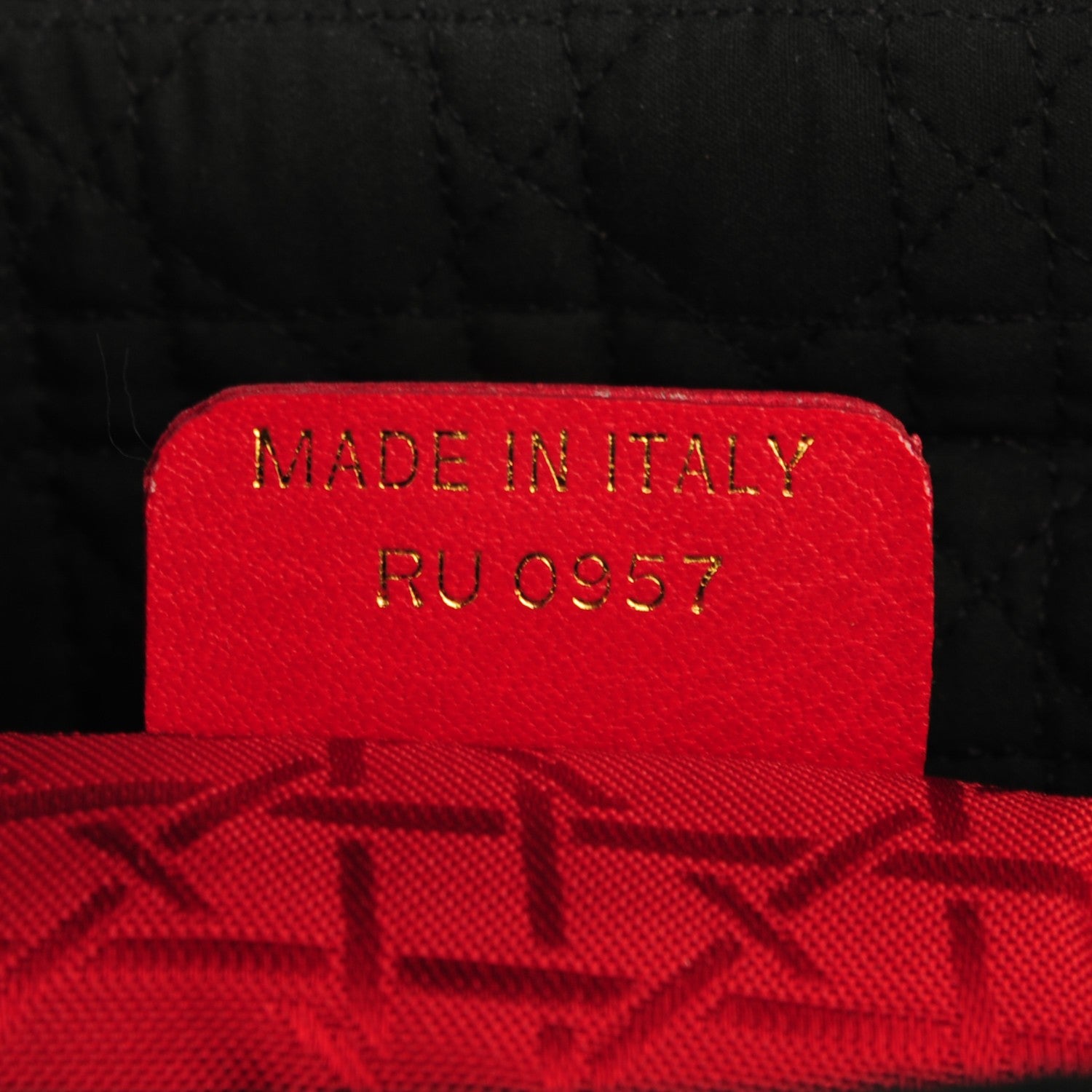 Christian Dior Nylon Cannage Medium Lady Dior Black 7 of 7