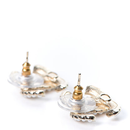 Chanel Pearl Queen of France CC Earrings Gold 3 of 5